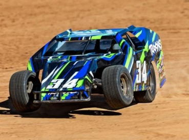 TRX104354-74-GRN Slash Modified BL-2S grün 1/10 Dirt Oval Racer RTR